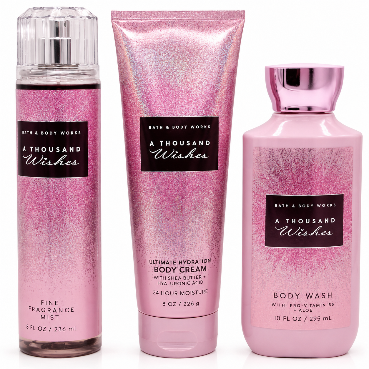 Bath & Body Works A THOUSAND WISHES Body Care Set