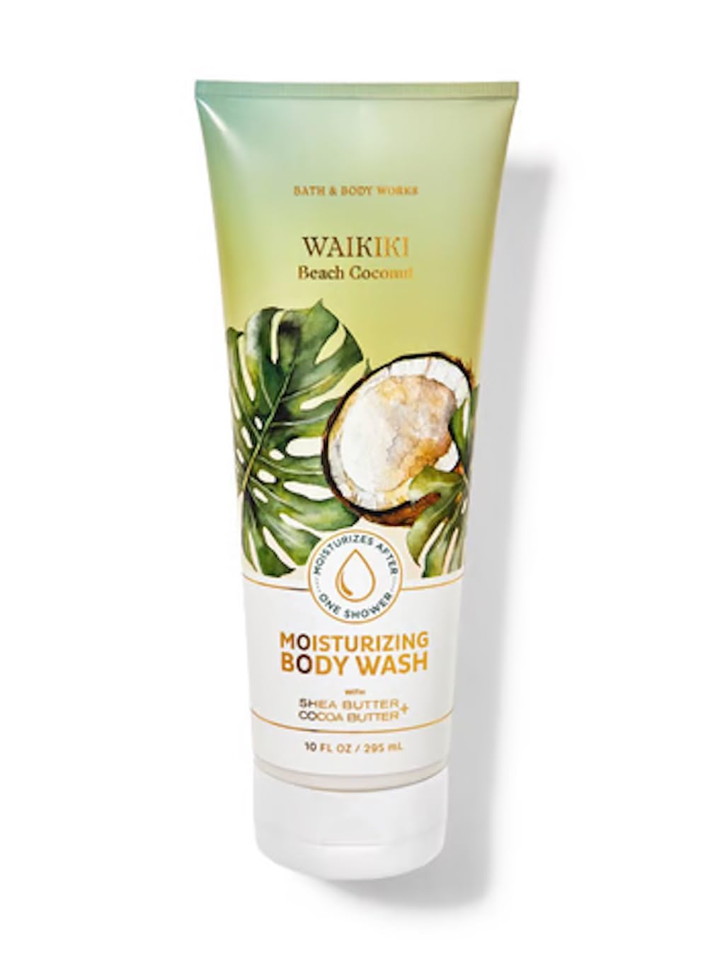 WAIKIKI BEACH COCONUT Bath & Body Works Moisturizing Body Wash 10 oz