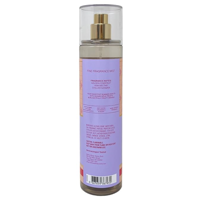 Starfruit Sangria Bath & Body Works Fine Fragrance Mist 3 Pack alternate product view 3