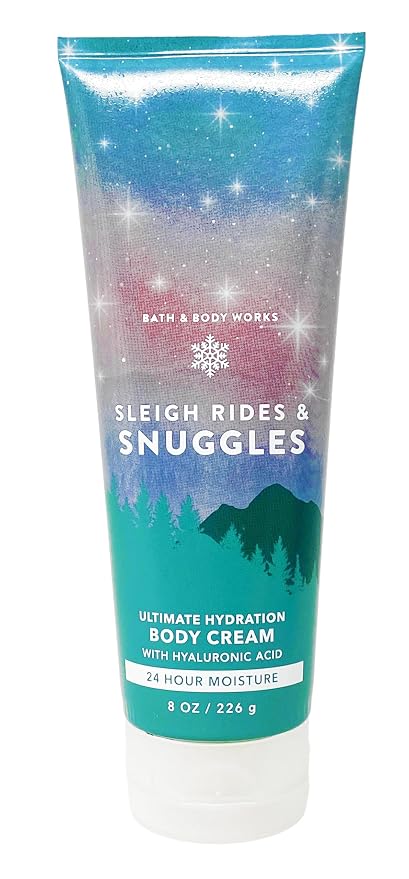 SLEIGH RIDES & SNUGGLES Bath & Body Works Body Cream 3-Pack product image 2