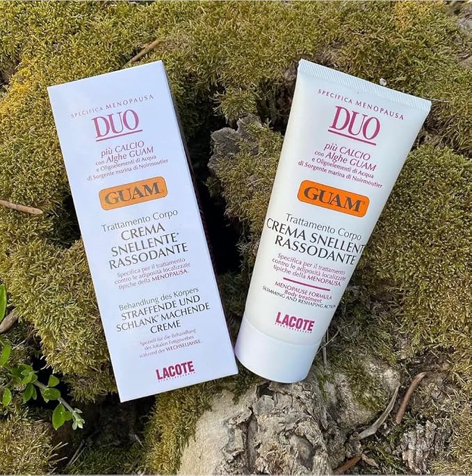 GUAM DUO Menopause Firming Body Cream with Seaweed - 6.7 oz, key ingredients and body care benefits