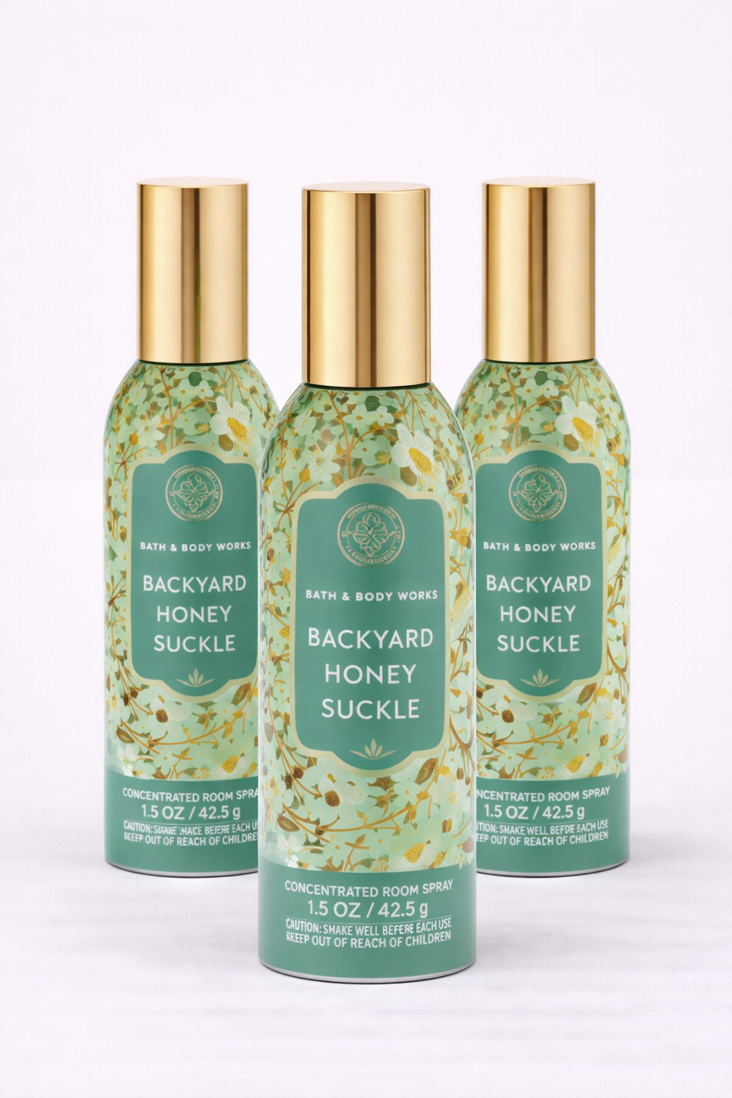 Backyard Honeysuckle Room Spray 3 Pack | Home Fragrance 1.5 Oz / 42.5 G