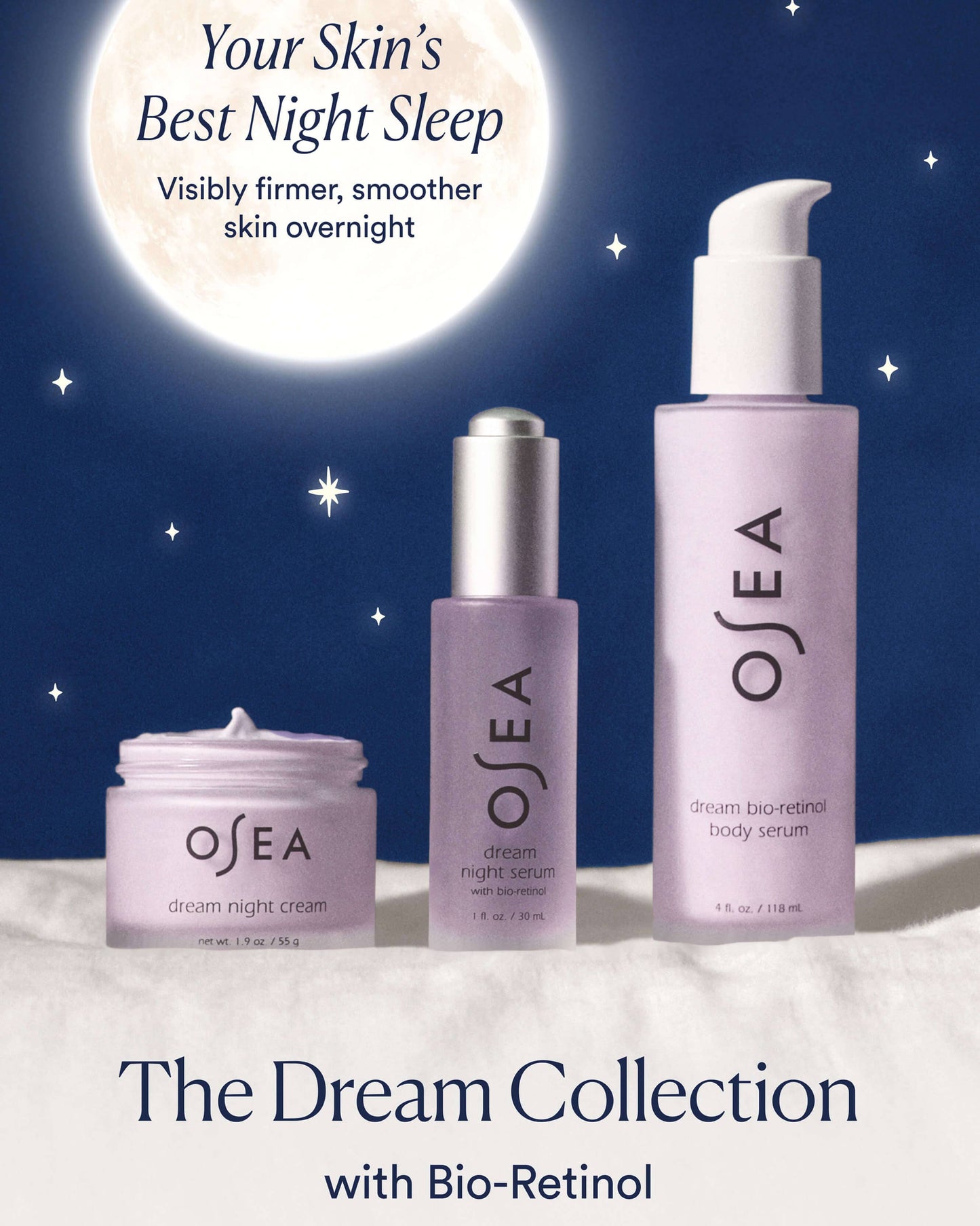 OSEA Dream Bio-Retinol Body Serum clean beauty routine education image