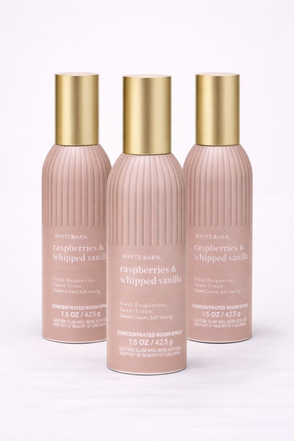 Raspberries & Whipped Vanilla Room Spray 3 Pack | Home Fragrance 1.5 Oz / 42.5 G