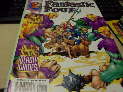 Front cover of Fantastic Four Vol. 3 #21, published by Marvel Comics, mint condition ungraded collectible comic book, published in 1999.