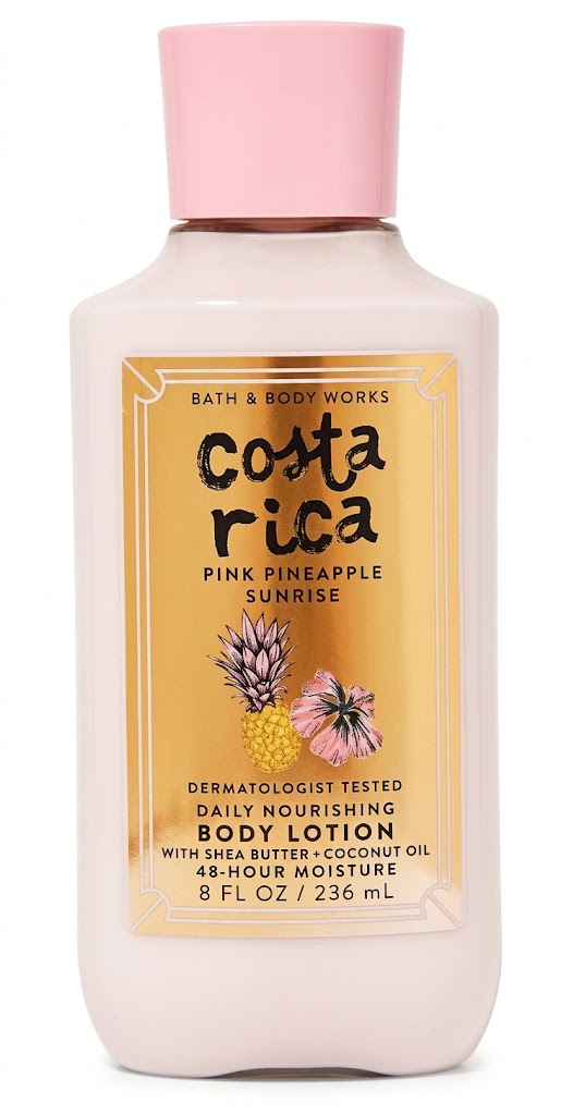 Bath & Body Works COSTA RICA Fine Pineapple Sunrise body lotion 3 pack 8 oz tropical moisturizing lotion women