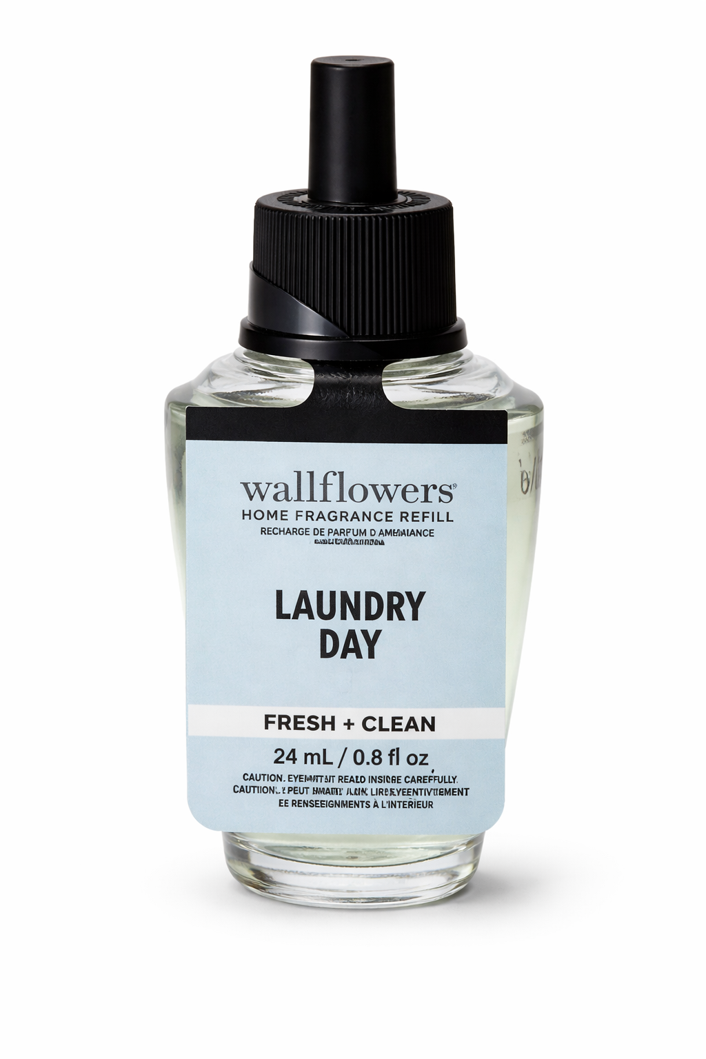 Bath & Body Works Wallflowers Laundry Day refill 24ml home fragrance plug-in oil fresh clean scent single bottle