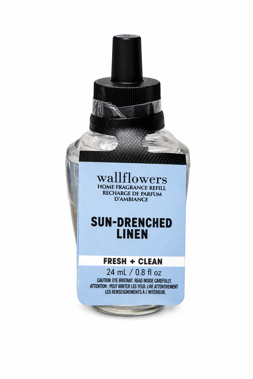 Bath & Body Works Wallflowers Sun-Drenched Linen refill 24ml home fragrance plug-in oil fresh clean scent single bottle