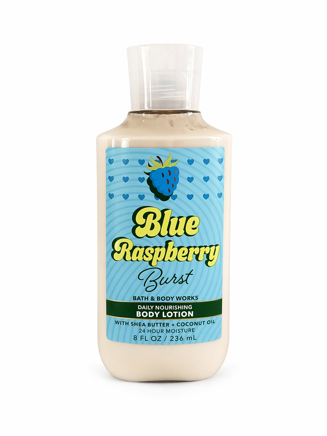 BLUE RASPBERRY BURST Bath & Body Works Body Lotion 8 oz – Daily Nourishing Moisturizer with Shea Butter & Coconut Oil
