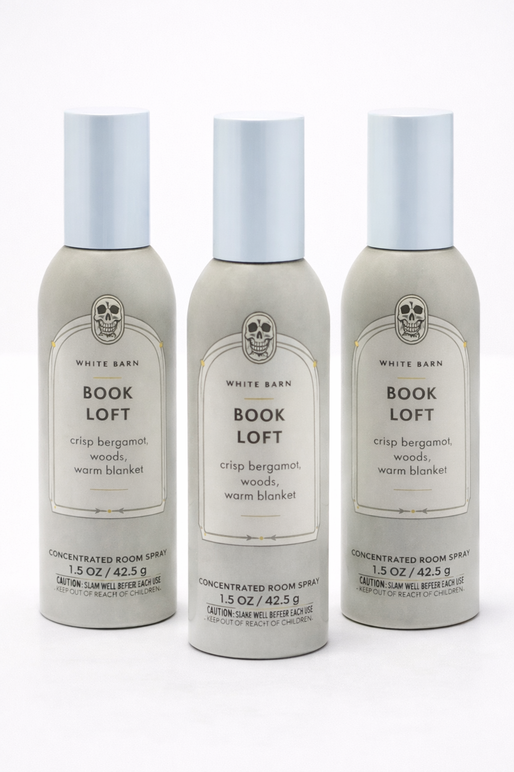 Book Loft Room Spray 3 Room Spray 3 Pack | Home Fragrance 1.5 Oz / 42.5 G