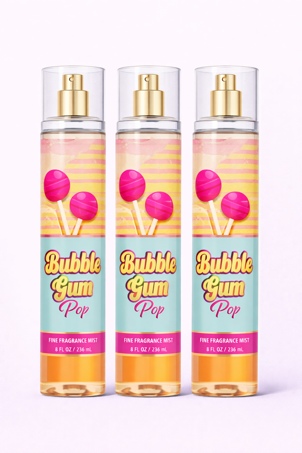 Bubble Gum Pop Fragrance Mist 8 Fl Oz / 236 Ml / 236 Ml (Pack Of 3)