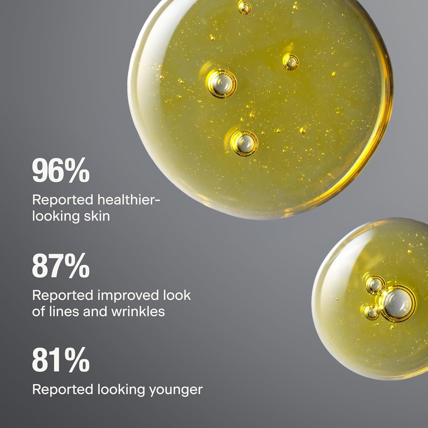 Caldera + Lab The Good clinical skincare results showing healthier-looking skin and visibly improved appearance of lines and wrinkles.