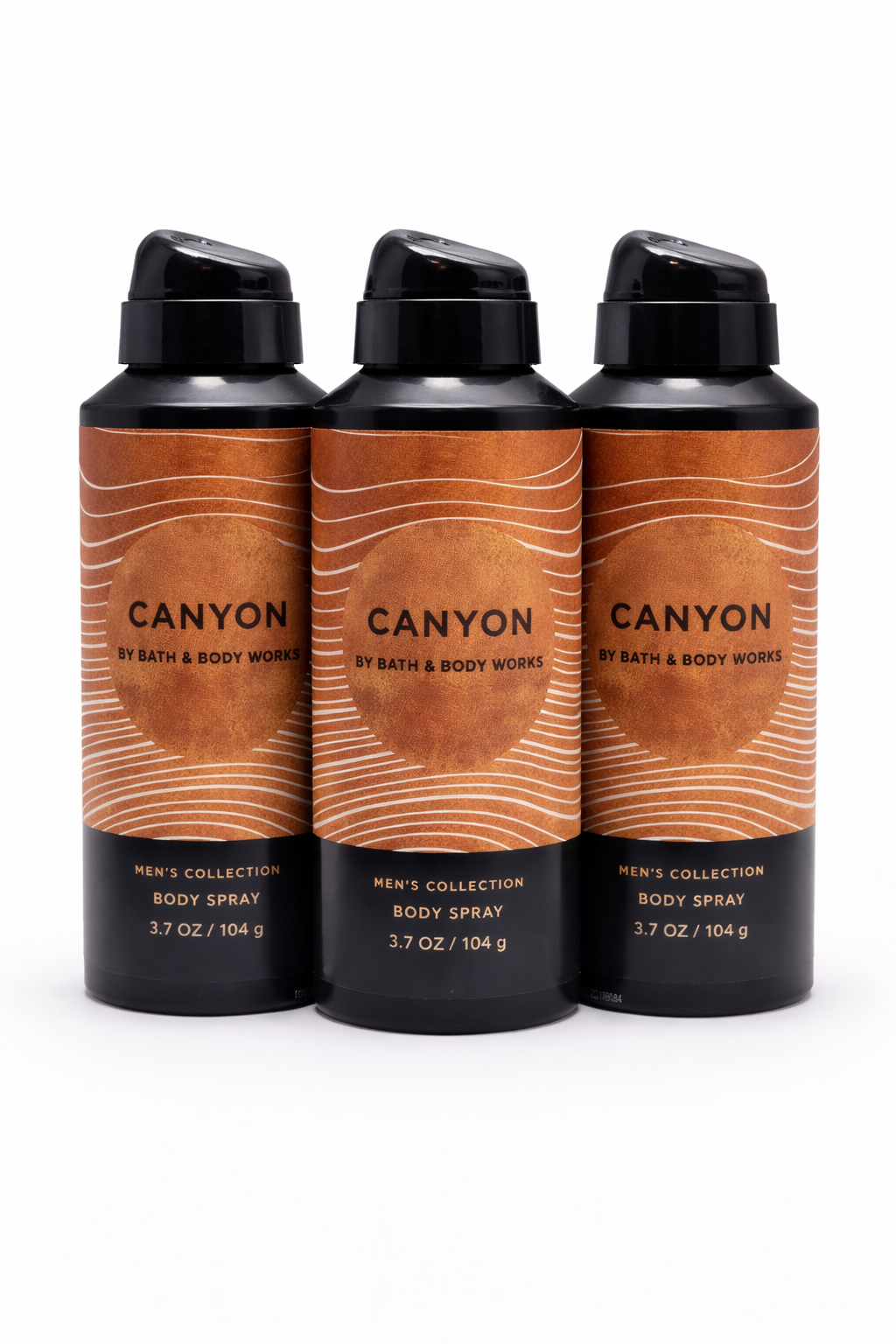 Canyon Men's Body Spray 3 Pack | Long-Lasting Fragrance