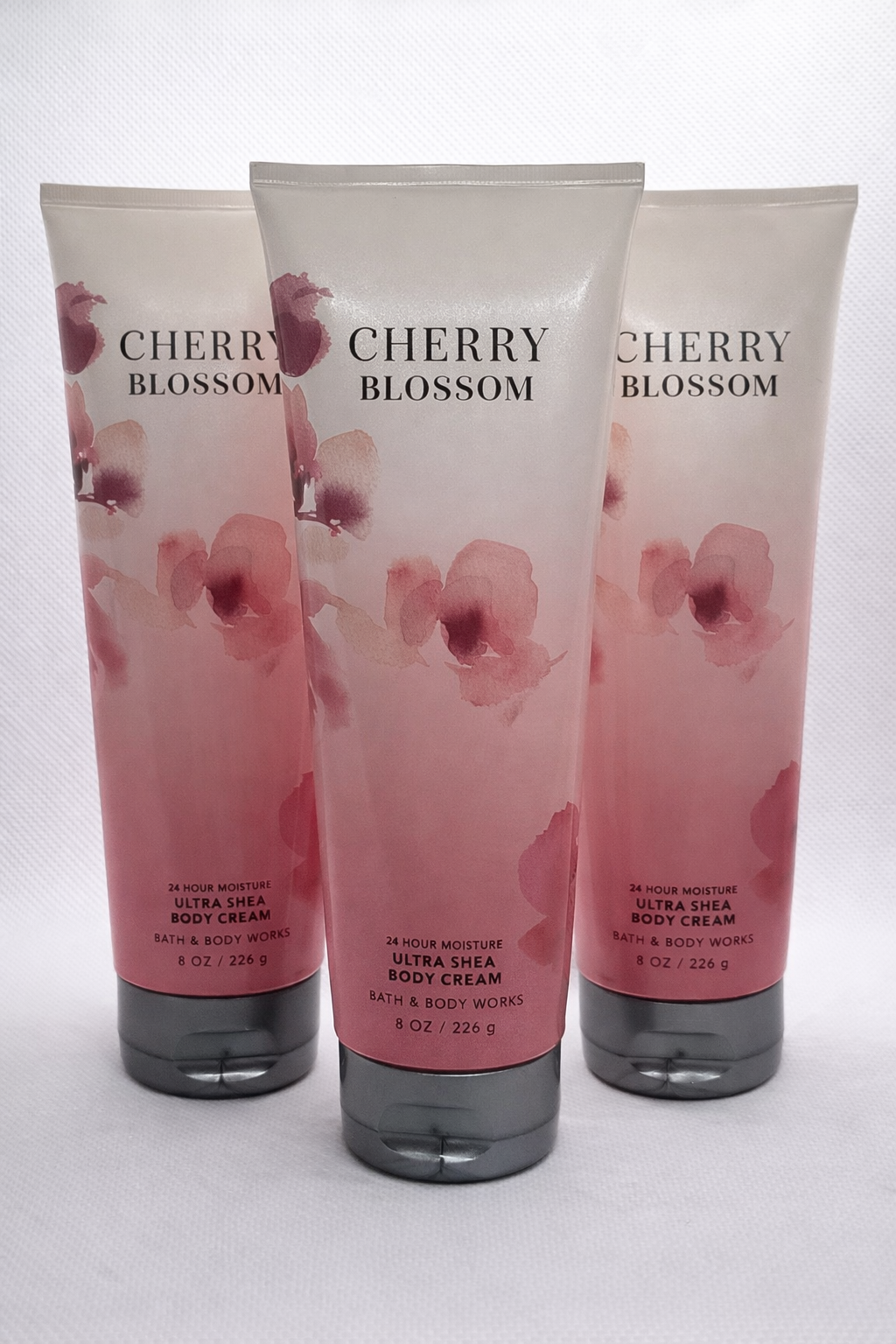 Cherry Blossom Body Cream 8 Oz / 226 G (Pack Of 3) | Ultra Moisturizing