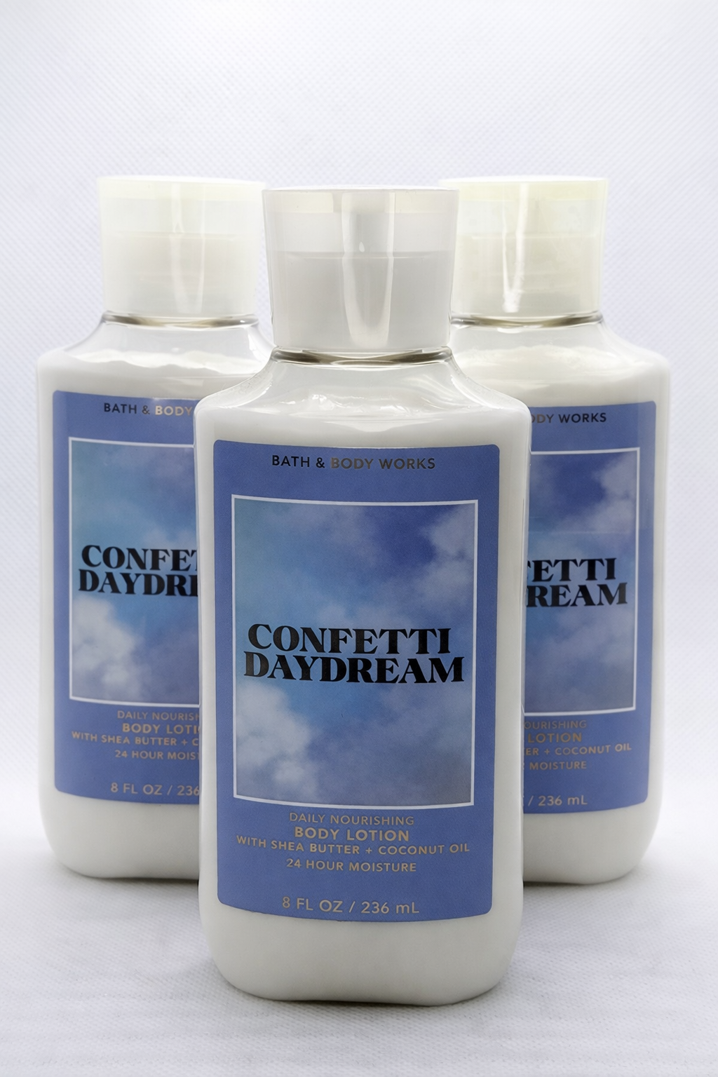 CONFETTI DAYDREAM Bath & Body Works Body Lotion 3-Pack – 8 oz Each | My Wrinkles Gone