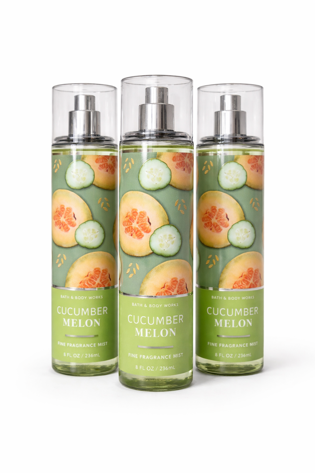 Cucumber Melon Fragrance Mist 8 Fl Oz / 236 Ml / 236 Ml (Pack Of 3)