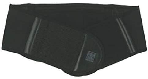 Orthopedic Back Belt (18321) - Adjustable Posture Corrector - Waist Belt for Men and Women - Lower Back Pain Relief - Lumbar Brace - Support for Lifting - Black, Large with Pocket - 42 Inches