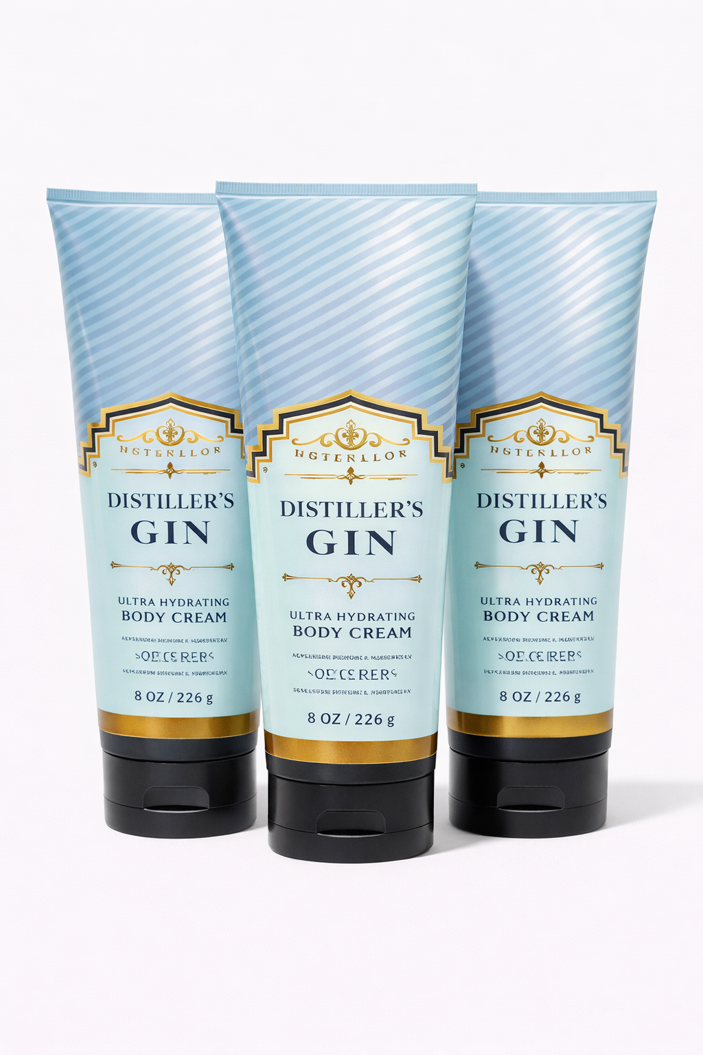 Distiller'S Gin Body Cream 8 Oz / 226 G (Pack Of 3) | Ultra Moisturizing
