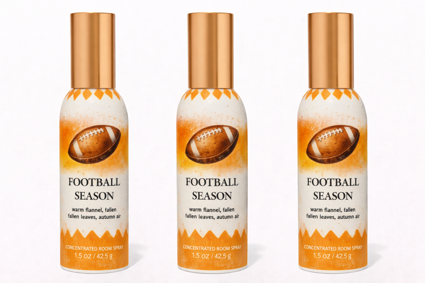 Football Season Room Spray 3-Pack | Long-Lasting Home Fragrance