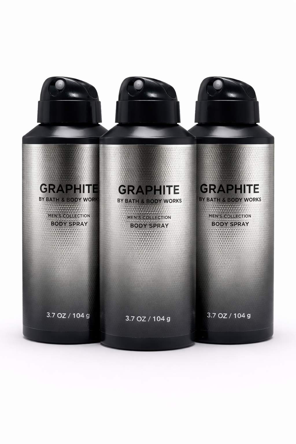 Graphite Men's Body Spray 3 Pack | Long-Lasting Fragrance