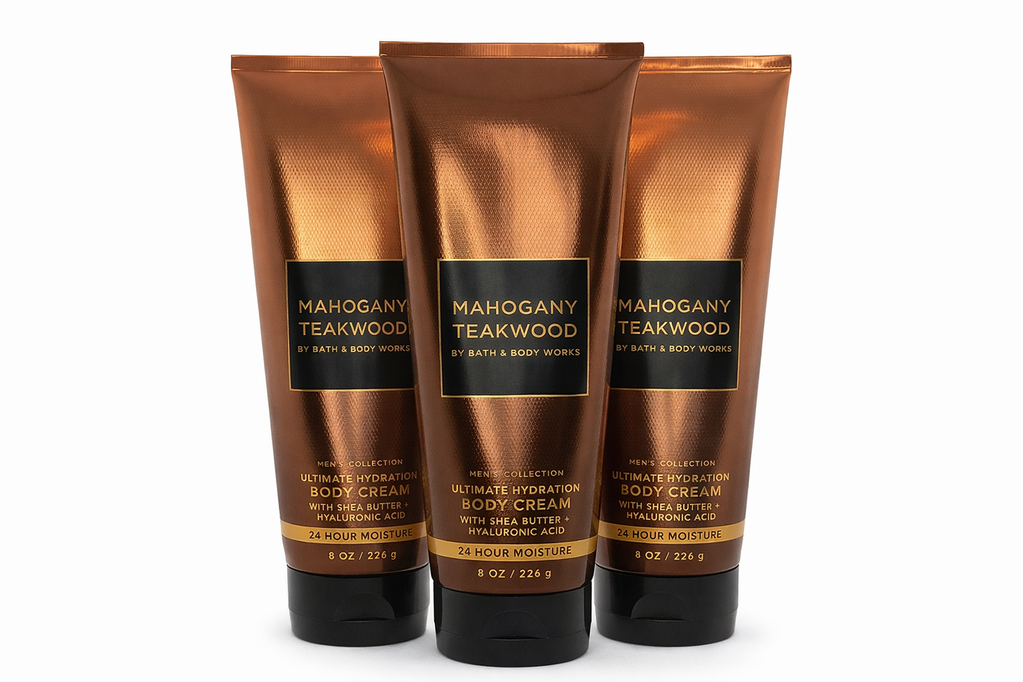 Mahogany Teakwood Body Cream 8 Oz / 226 G (Pack Of 3) | Ultra Moisturizing