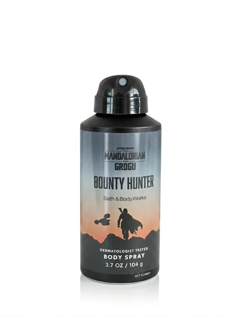 Bath & Body Works BOUNTY HUNTER Body Spray 3.7 oz from STAR WARS The Mandalorian and Grogu collection authentic men's fragrance spray collectible edition