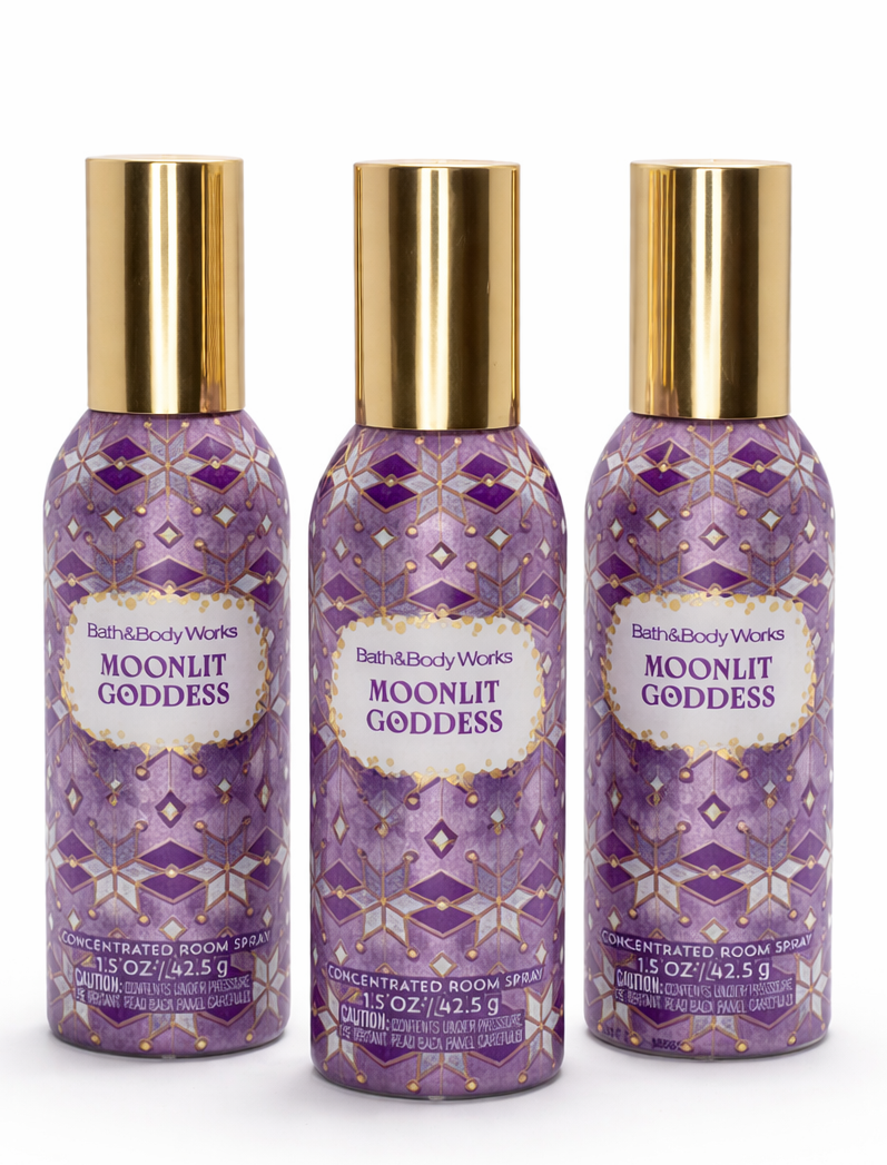 Moonlit Goddess Room Spray 3 Room Spray 3 Pack | Home Fragrance 1.5 Oz / 42.5 G