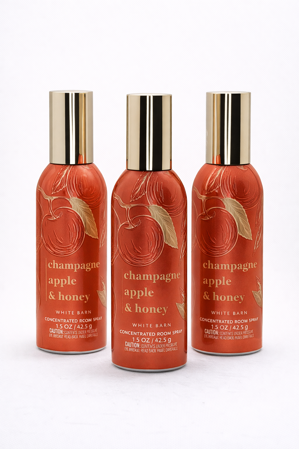 Champagne Apple & Honey Room Spray 3 Room Spray 3 Pack | Home Fragrance 1.5 Oz / 42.5 G