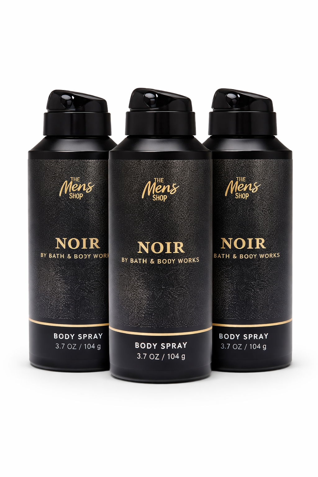 Noir Men's Body Spray 3 Pack | Long-Lasting Fragrance
