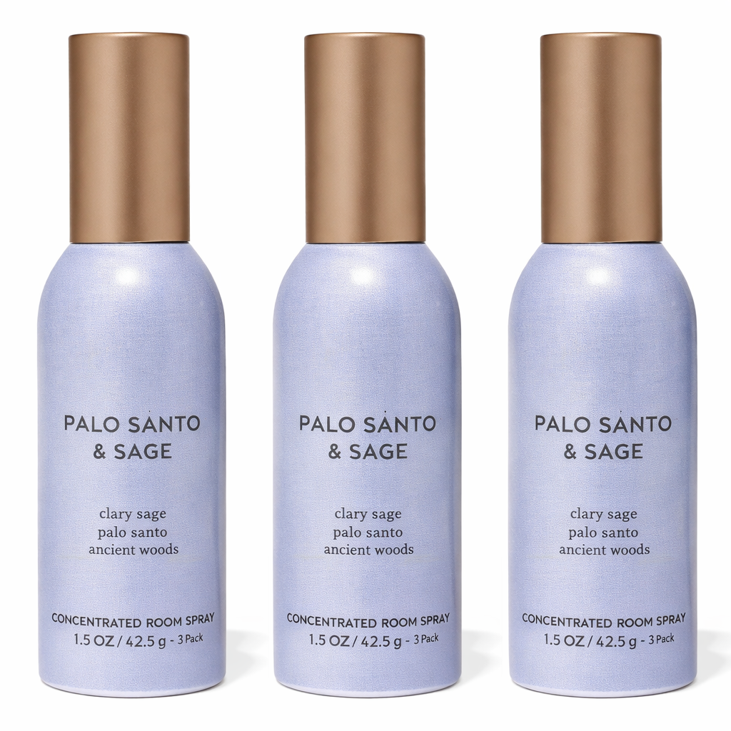 Palo Santo & Sage Room Spray 3-Pack | Long-Lasting Home Fragrance