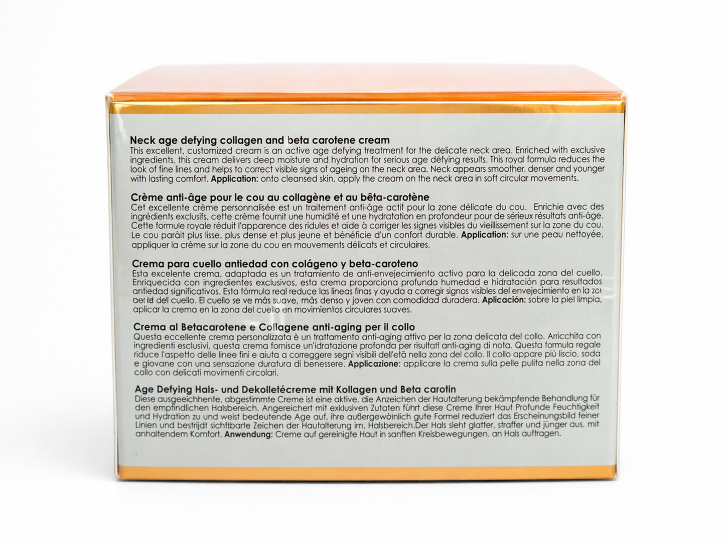Premier Dead Sea AGE SMART Neck Cream Box Packaging Collagen Beta Carotene 2.04 oz