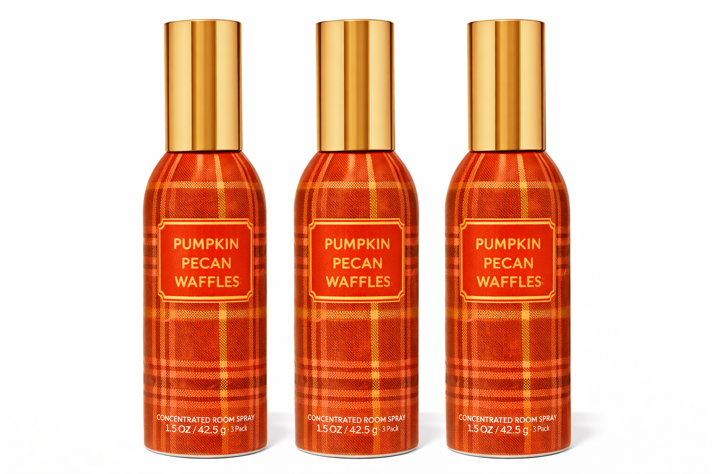 Pumpkin Pecan Waffles Room Spray 3-Pack | Long-Lasting Home Fragrance