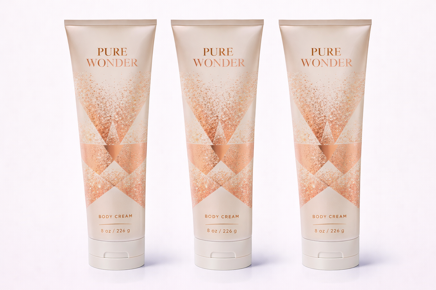 PURE WONDER Body Cream 8 oz (Pack of 3) | Ultra Moisturizing