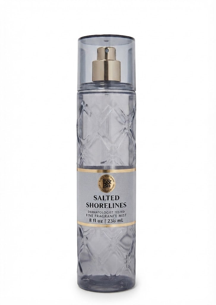 SALTED SHORELINES Bath & Body Works Fine Fragrance Mist, 8 oz fresh coastal body spray bottle