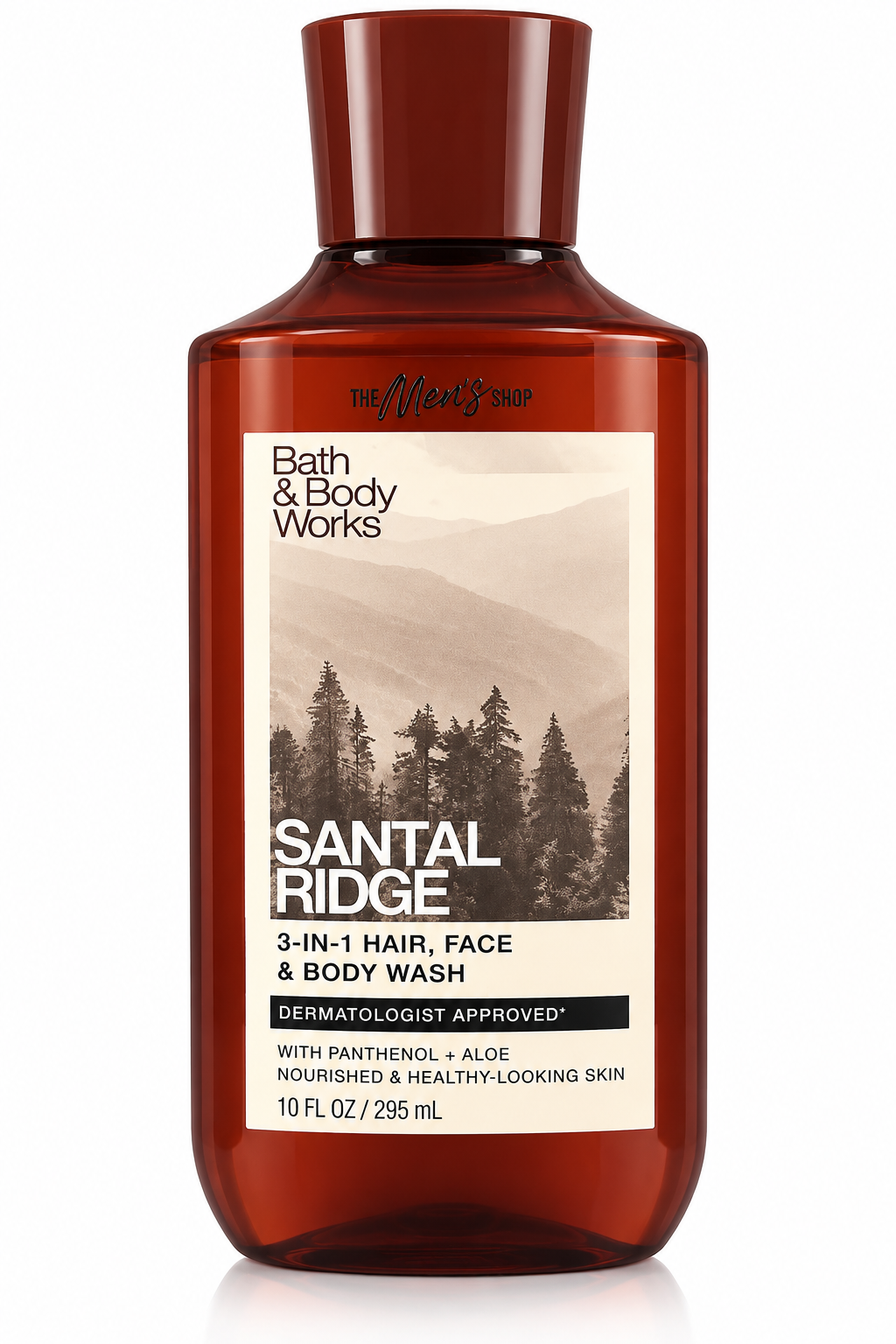 Bath & Body Works SANTAL RIDGE 3 In 1 Hair Face & Body Wash for Men 10 oz single bottle