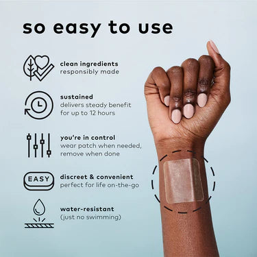 Night routine sleep support patch for deeper sleep and calm nights