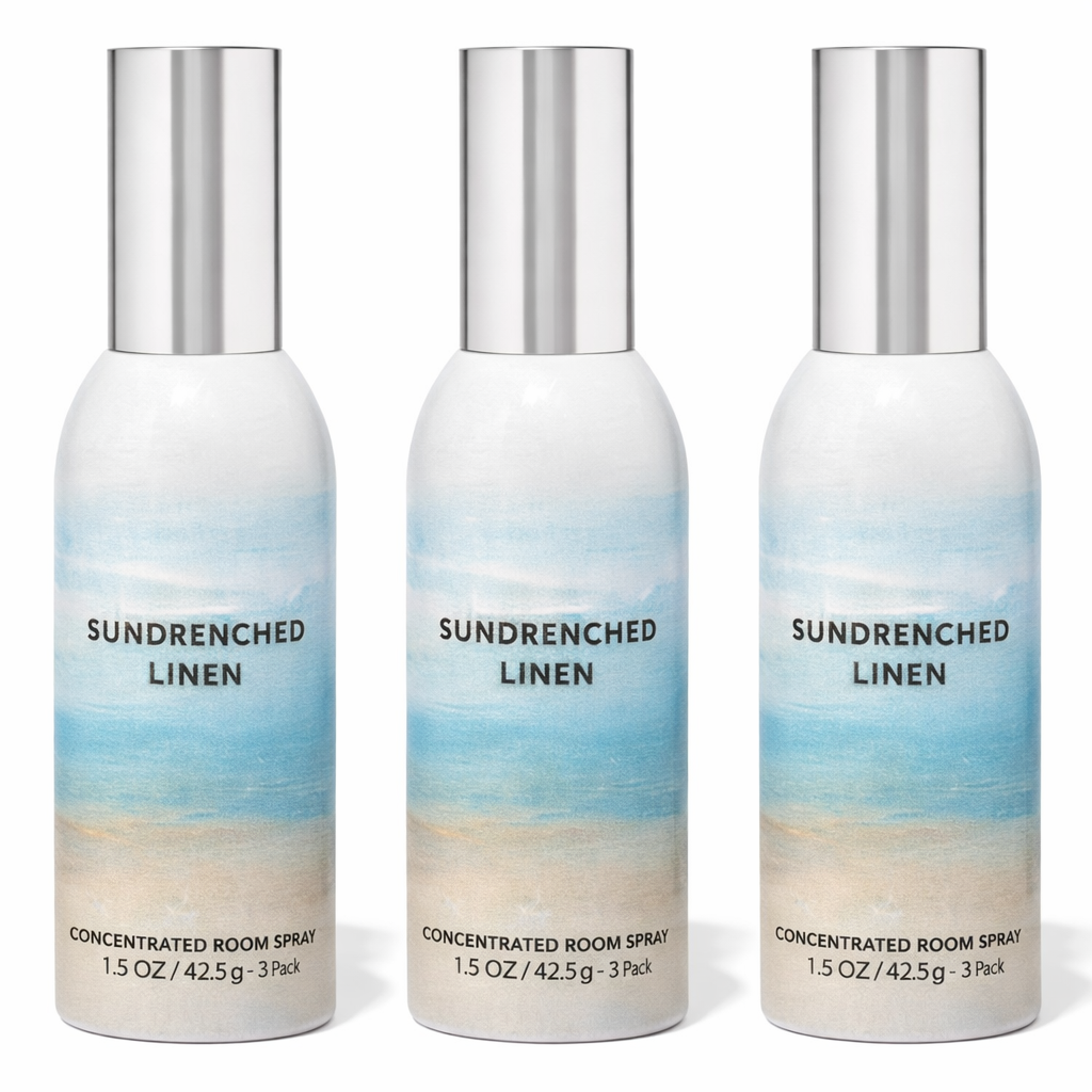 Sundrenched Linen Room Spray 3-Pack | Long-Lasting Home Fragrance