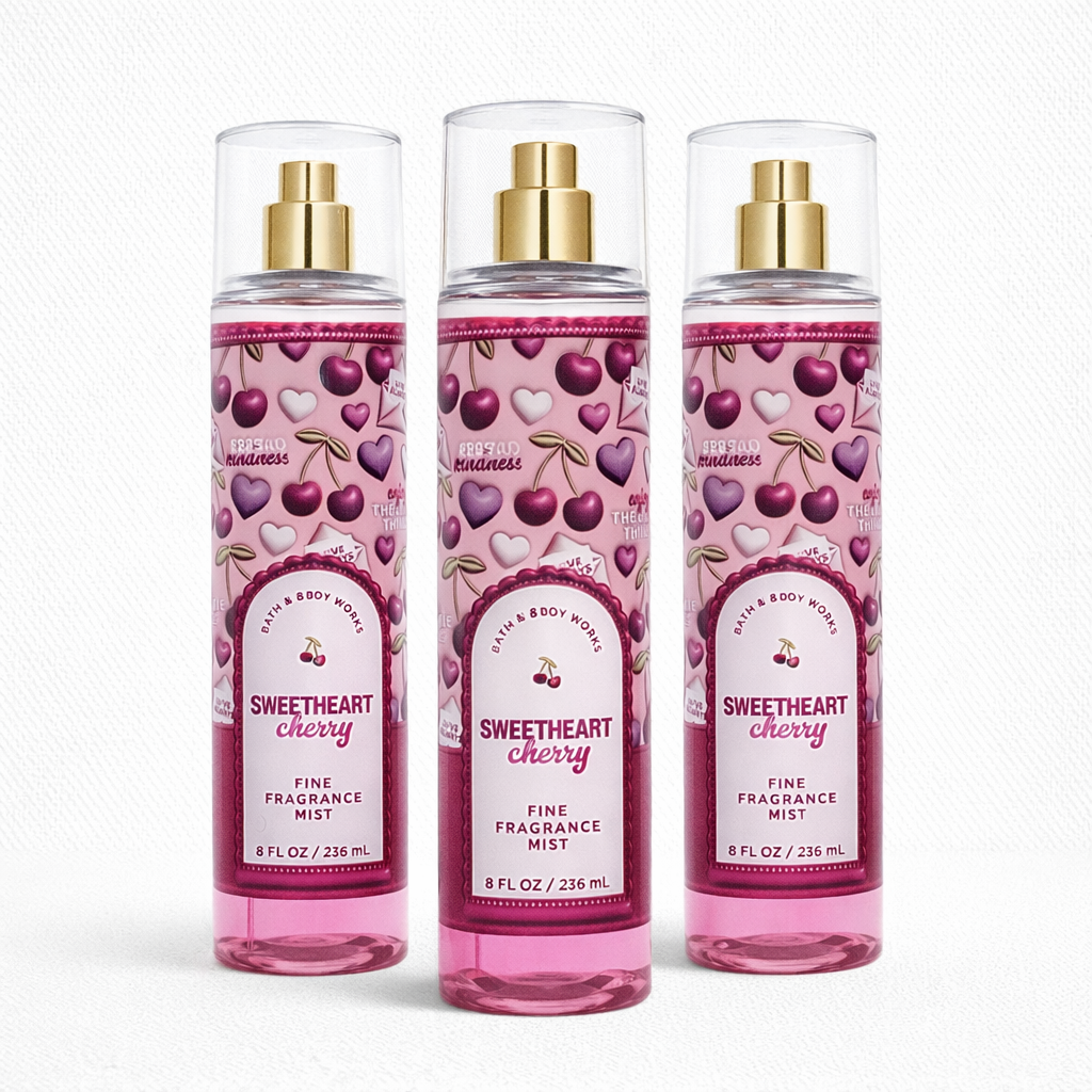 Sweetheart Cherry Fragrance Mist 8 Fl Oz / 236 Ml / 236 Ml (Pack Of 3)