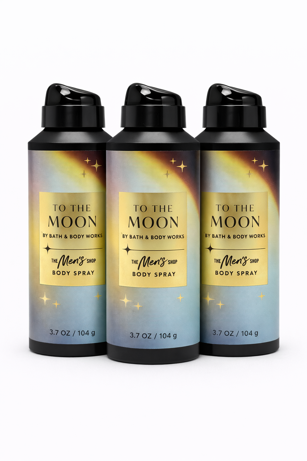 To The Moon Men's Body Spray 3 Pack | Long-Lasting Fragrance