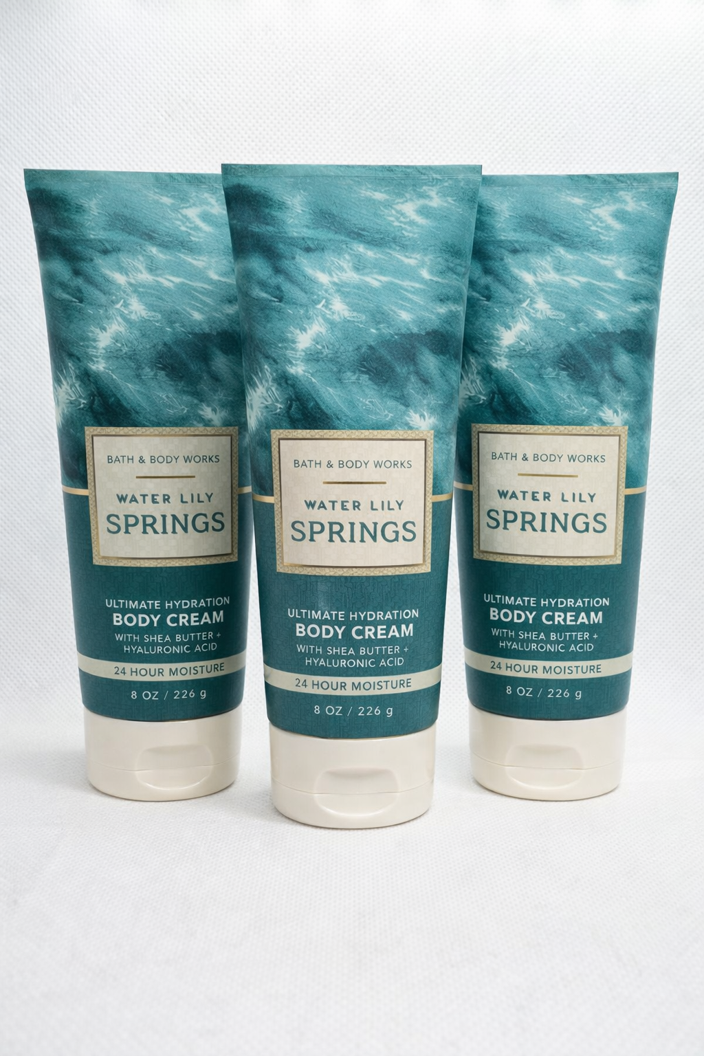 Water Lily Springs Body Cream 8 Oz / 226 G (Pack Of 3) | Ultra Moisturizing