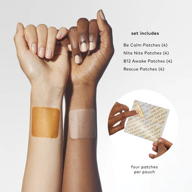 wearable wellness patch applied on skin for stress relief sleep support and energy natural patches my wrinkles gone