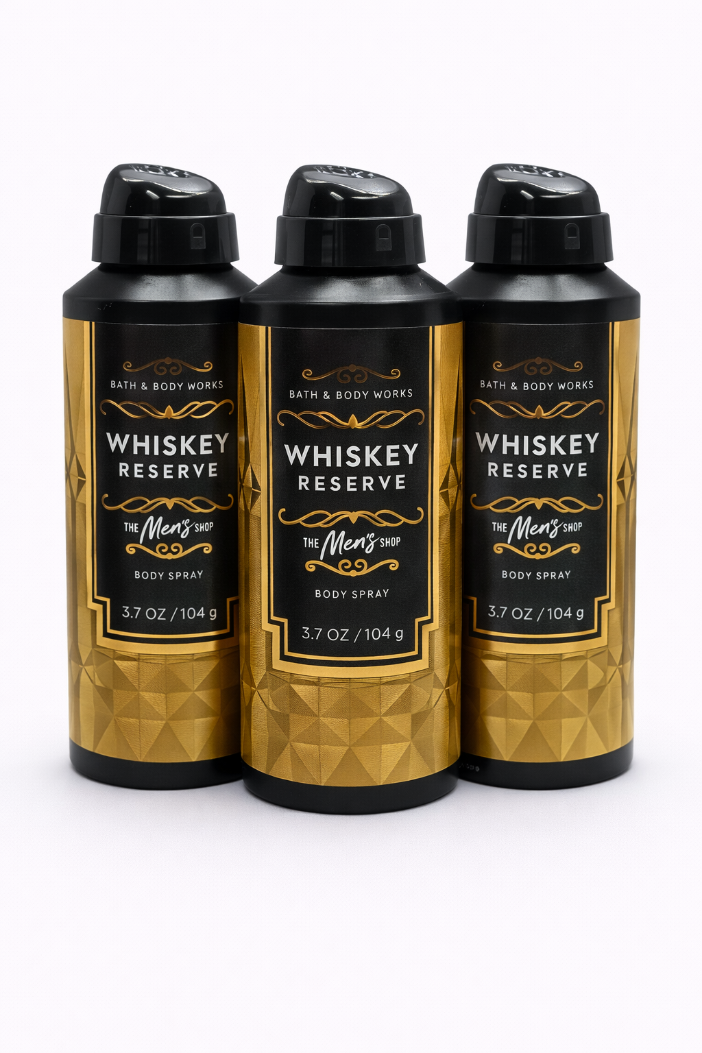 Whiskey Reserve Men's Body Spray 3 Pack | Long-Lasting Fragrance