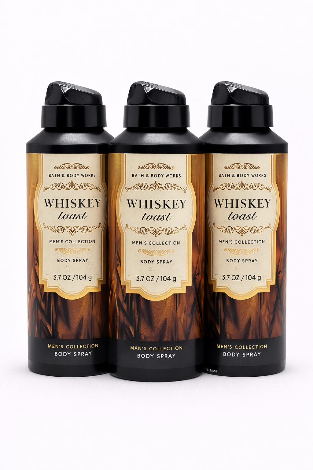 Whiskey Toast Men's Body Spray 3 Pack | Long-Lasting Fragrance