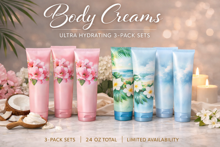 Body Creams – Ultra Hydrating 3-Pack Sets