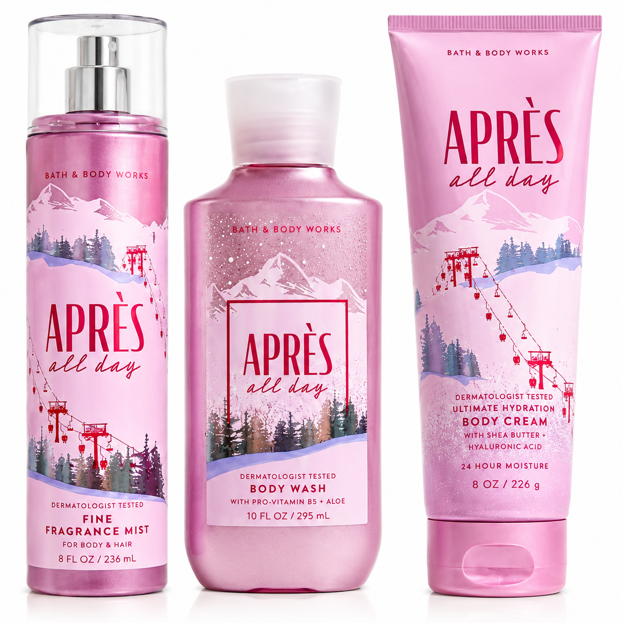 Bath & Body Works APRÈS ALL DAY Body Care Set