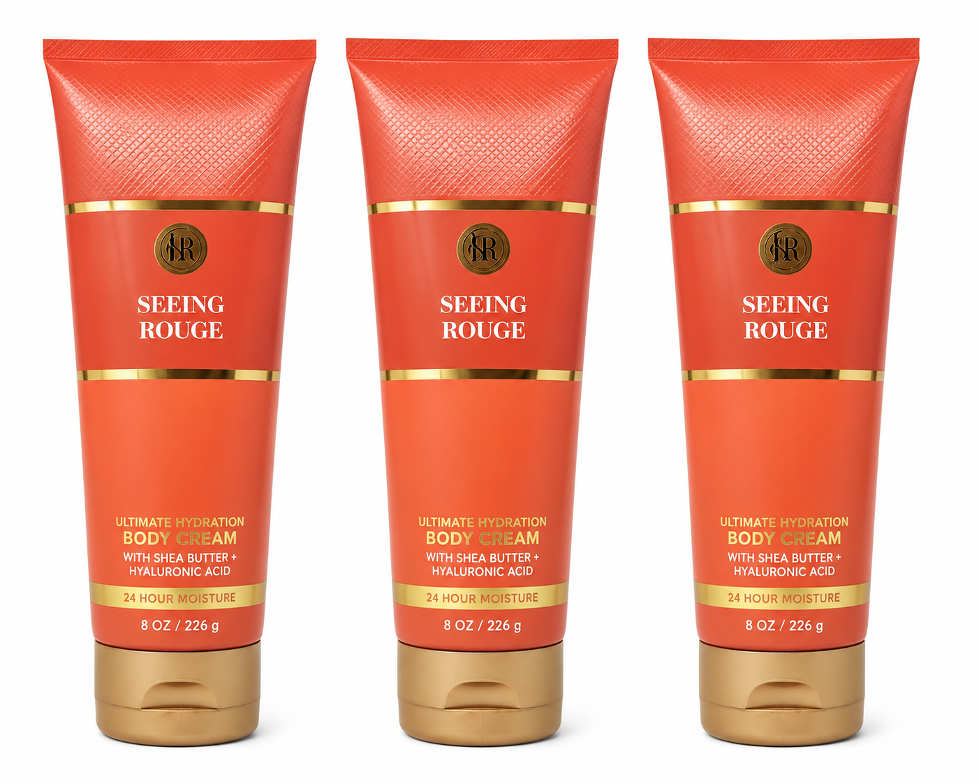 SEEING ROUGE Bath & Body Works Body Cream 3 Pack