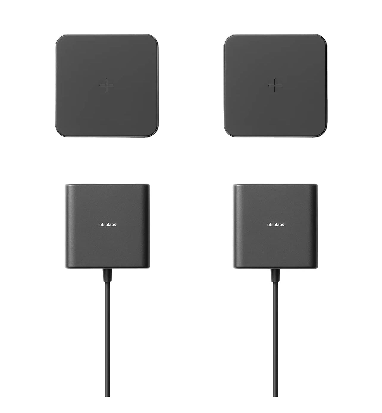 Ubio 15W wireless charging pad features fast charging dual device support led indicator safe certified compatible with iphone and android