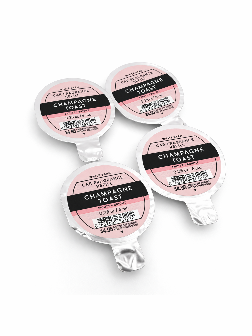 Bath & Body Works OCEAN car fragrance refill 4 pack air freshener long lasting scent for car MWG