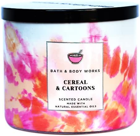 CEREAL & CARTOONS Bath & Body Works 3 Wick Candle