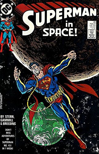 Front cover of Superman #28 — In Space, published by DC Comics, 1989, mint condition ungraded collectible comic book